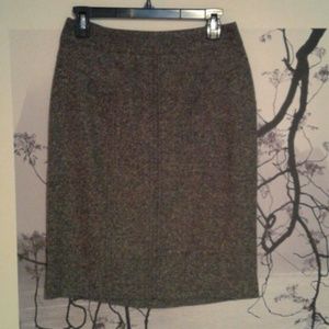 Petite Herringbone Skirt